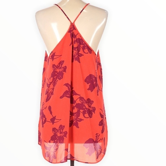 Banana Republic Tropical Racer Back Top Small - Picture 2 of 9